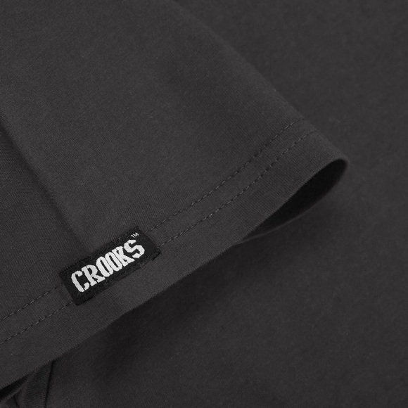 NWOT Crooks & Castles Essential Tee in Black - Picture 2 of 9